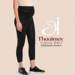 Athleisure Series: Full-Length Maternity Leggings (Black)