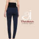 Casual Maternity Long Pants / Maternity Bottoms (Blue)