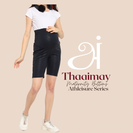 Maternity Legging Shorts – Athleisure Series Black Wear