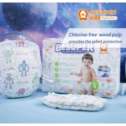 Besuper Baby Diaper Tape XL 30PCS X 3 PACKS 