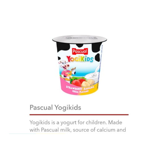 Pascual YOGIKIDS Yogurt Strawberry & Banana from Spain | HALAL 125g