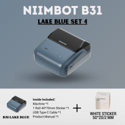 Niimbot B31 Mini Portable Label Sticker Printer | Machine Inkless Thermal | Free 1 roll sticker