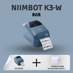 Niimbot K3_W Mini Portable Label Sticker Printer | Machine Inkless Thermal | Free 1 roll sticker