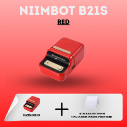 Niimbot B21-S Mini Portable Label Sticker Printer | Machine Inkless Thermal | Free 1 roll sticker