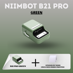 Niimbot B21-PRO Mini Portable Label Sticker Printer | Machine Inkless Thermal | Free 1 roll sticker