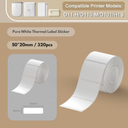 Niimbot B21/B1/B3S/B31/K3/M2 White Sticker | Waterproof Sticker | Oilproof Sticke