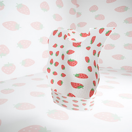 Boboduck Baby Disposable Bibs (Strawberry)