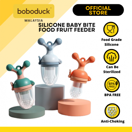 Boboduck Baby Food Fruit Feeder (Green)