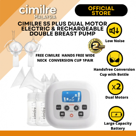 Cimilre S5 Plus Rechargeble Double Electric Breast Pump