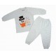 Trendyvalley Organic Cotton Long Sleeve Pyjamas Set (Snowman)