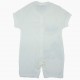 Trendyvalley Organic Cotton Short Sleeve Short Pants Baby Romper (Blue Snow Bear)