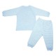 Trendyvalley Organic Cotton Baby Long Sleeve Pyjamas Set (Moo/Blue)