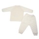 Trendyvalley Organic Cotton Baby Long Sleeve Pyjamas Set (Moo/Brown)