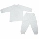 Trendyvalley Organic Cotton Baby Long Sleeve Pyjamas Set (Moo/Grey)