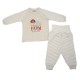 Trendyvalley Organic Cotton Baby Long Sleeve Pyjamas Set (Old Mac Donald/Brown)