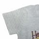 Trendyvalley Organic Cotton Short Sleeve Baby Shirt and Pants (Hey Diddle Grey)