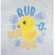 Trendyvalley Organic Cotton Short Sleeve Baby Shirt and Pants (Duck Blue)