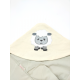 Trendyvalley Organic Cotton Baby Wrapper Baby Blanket Moo Moo Farm (Brown)