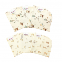 TrendyValley Organic Cotton Baby Wash Handkerchief Printed Design (3 Pcs)