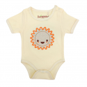 Trendyvalley Organic Cotton short Sleeve Baby Romper (sun)
