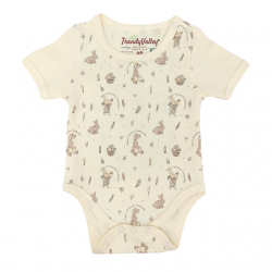 Trendyvalley Organic Cotton Baby Romper Printed Design Hare