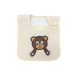 Trendyvalley Organic Cotton And Waterproof Peekaboo Series Baby Bib (Brown Bear)