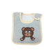Trendyvalley Organic Cotton And Waterproof Peekaboo Series Baby Bib (Brown Bear)