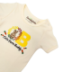 Trendyvalley Organic Cotton Short Sleeve Baby Romper (Bunny Cream)