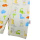 Trendyvalley Organic Cotton Short Sleeve Short Pant Baby Romper (Printed Dino)