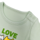 Trendyvalley Organic Cotton Short Sleeve Baby Romper （ I Love My Family )