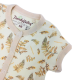 Trendyvalley Organic Cotton Short Sleeve Short Pant Baby Romper (Amber Autumn)