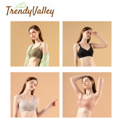 Trendyvalley Boreal Ice Silk Maternity & Breastfeeding Nursing Bra