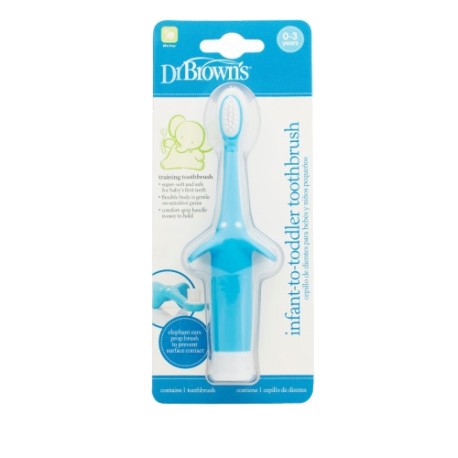 Dr Brown's Infant-To-Toddler Toothbrush - Blue