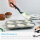 Dreamfarm Supoon, Non-Stick Silicone Sit Up Scraping & Cooking Spoon with Measuring Lines, 1pc