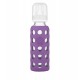 Lifefactory 9oz Glass Baby Bottle with Protective Silicone Sleeve