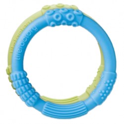 Lifefactory Multi Sensory Silicone Teether 2 Pack (Sky/Spring Green)