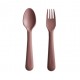 Mushie Baby Feeding Fork & Spoon