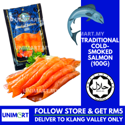 UNIMART Bonfisken Deli Traditional Cold-Smoked Salmon 100g