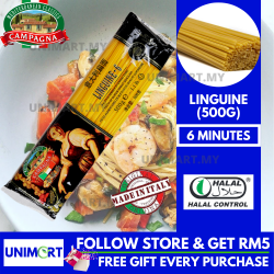 UNIMART Campagna Linguine Pasta (500gram) (Cooking Time : 6 Minutes)