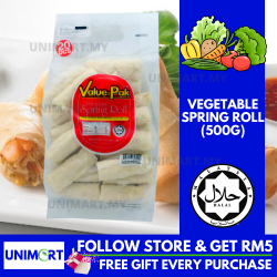 UNIMART Value-Pak Vegetable Spring Roll (500gram) Fresh Premium