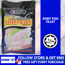 UNIMART Kami Frozen Dory Fish Fillet (1kg) Fresh Seafood Frozen