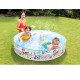 Intex Snapset® Fun at the Beach Kiddie Pool - 5' x 10" - Kids Pool- Foldable Pool -56451