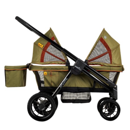 Double store wagon stroller