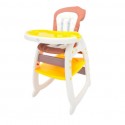 FairWorld Baby High Chair (Orange/Brown) BC 505-FW