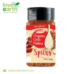 Love Earth Organic Chili Flakes 50g