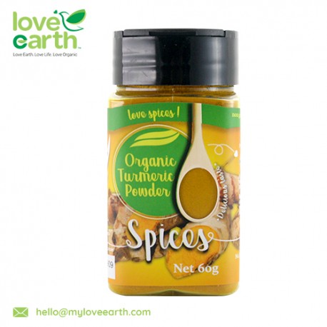 Love Earth Organic Tumeric Powder 60g