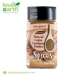 Love Earth Natural Ceylon Cinnamon Powder 60g