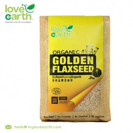 Love Earth Organic Golden Flaxseed 400g