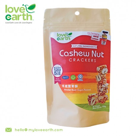 Love Earth Natural Cashew Nut Cracker 120g
