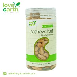 Love Earth Light Roasted Natural Cashew Nut 320g